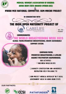 Medical Women’s Association of Nigeria (MWAN), Akwa-Ibom State Commemorates World Breastfeeding Week, 2025